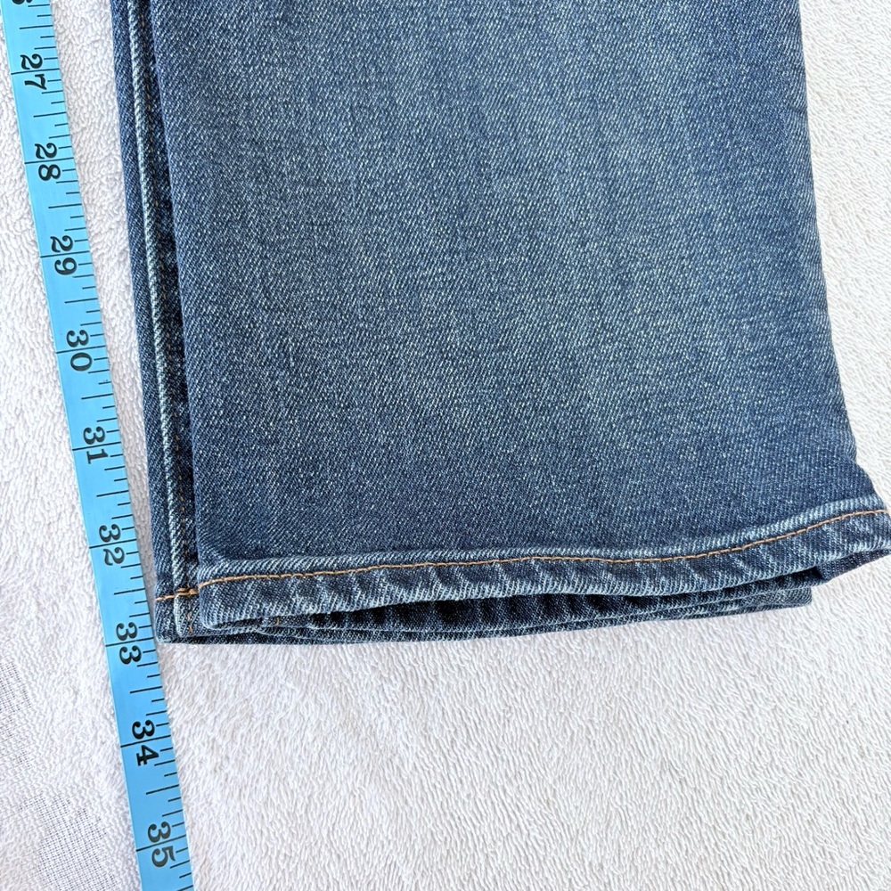 J. Crew 484 Slim Men's Straight Indigo Kurabo Japanese Cotton Jeans Sz 34x33 - Picture 7 of 14